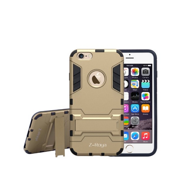 iPhone 6 Case 6S Case Z-Roya   Robot-Bear  Dual Layer Protective Hybird Armor Case Slim Fit